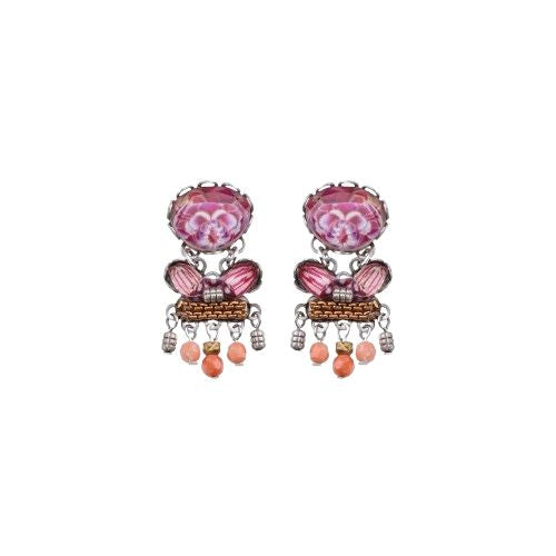 Ayala Bar Small Earrings Rose Embrace Set, Carol R2229