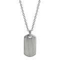Rocca Men’s Stainless Steel Dog Tag Pendant N9037