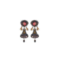 Ayala Bar - Black Casual Earrings Tiger Eye Set, Soteria C2106