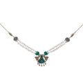 Ayala Bar - Green Elegant Necklaces Royal Velvet Set, Altheo H3520
