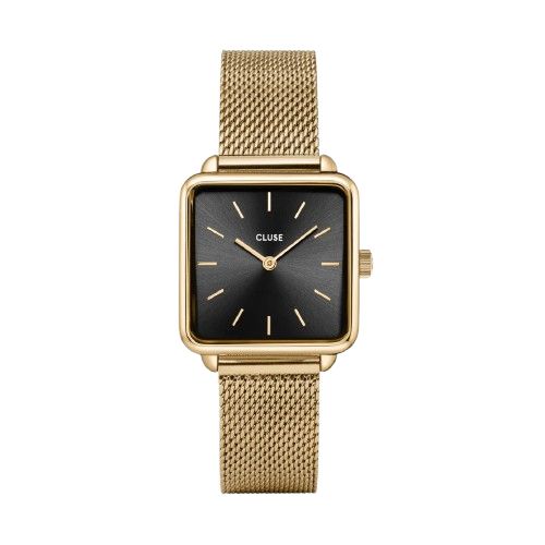 La Tétragone Watch Mesh, Black, Gold Colour