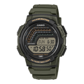 Casio Digital, Green Resin Band WS1800-3A