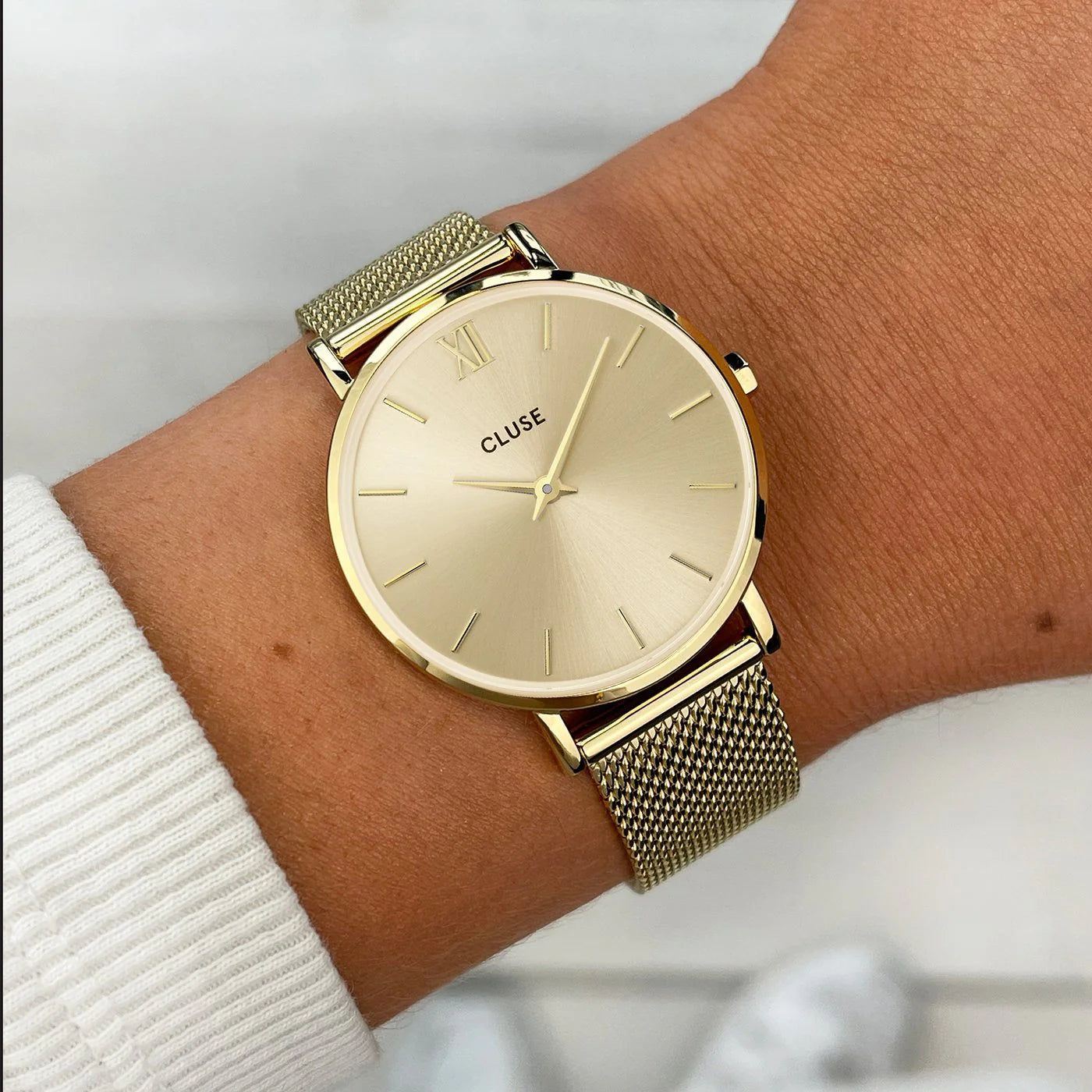 CLUSE Minuit Mesh Full Gold