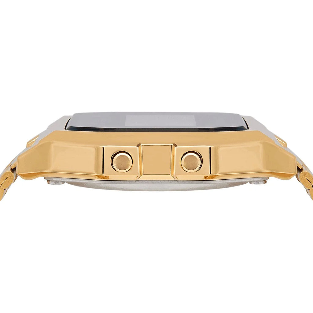 Casio Gents Digi, Gold Face, Gold Tone Band A159WGEA-1D
