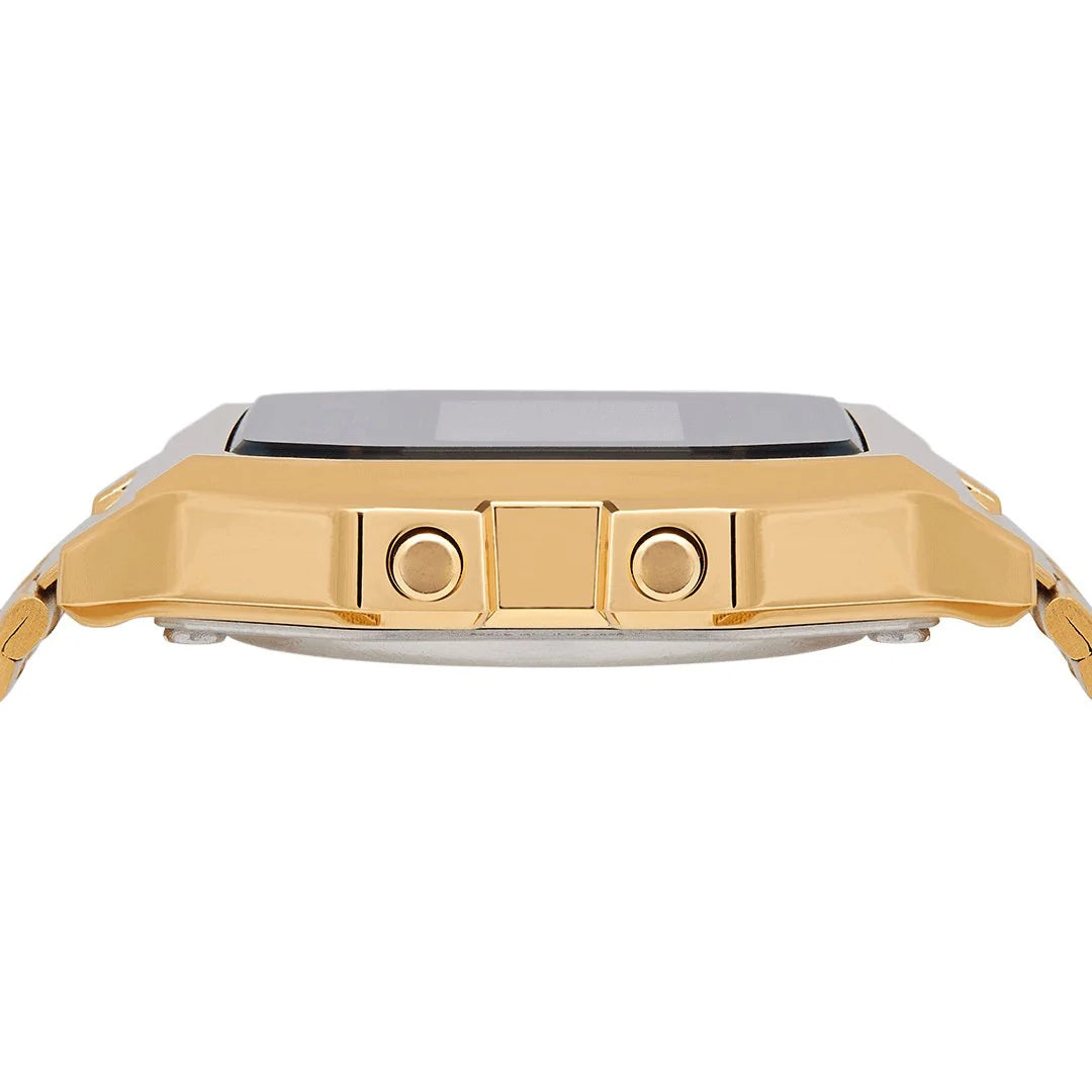 Casio Gents Digi, Gold Face, Gold Tone Band A159WGEA-1D
