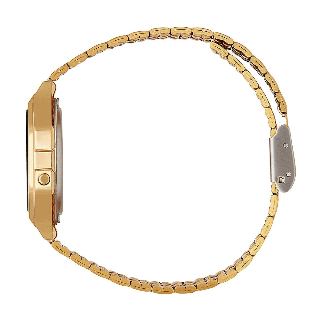 Casio Gents Digi, Gold Face, Gold Tone Band A159WGEA-1D