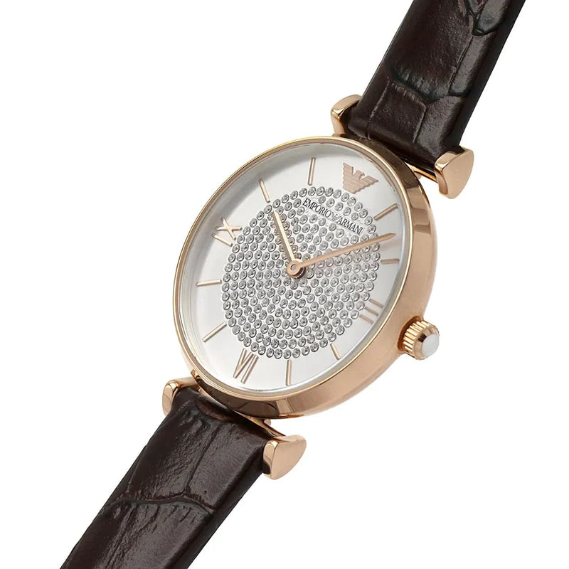 Emporio Armani Gianni T-Bar Purple Analog Watch AR11269