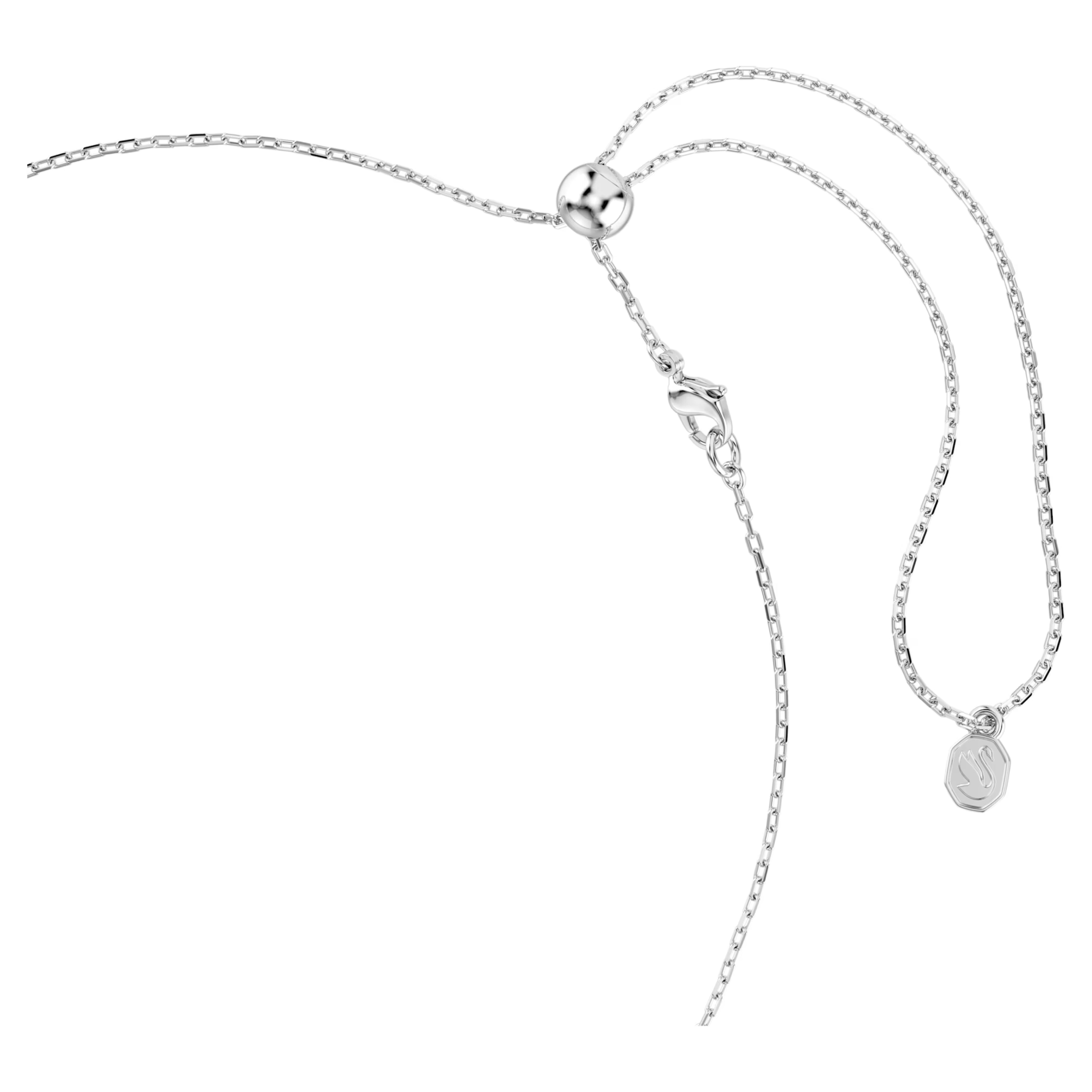 Ariana Grande x Swarovski necklace Mixed cuts, Multicoloured, Rhodium plated 5737422