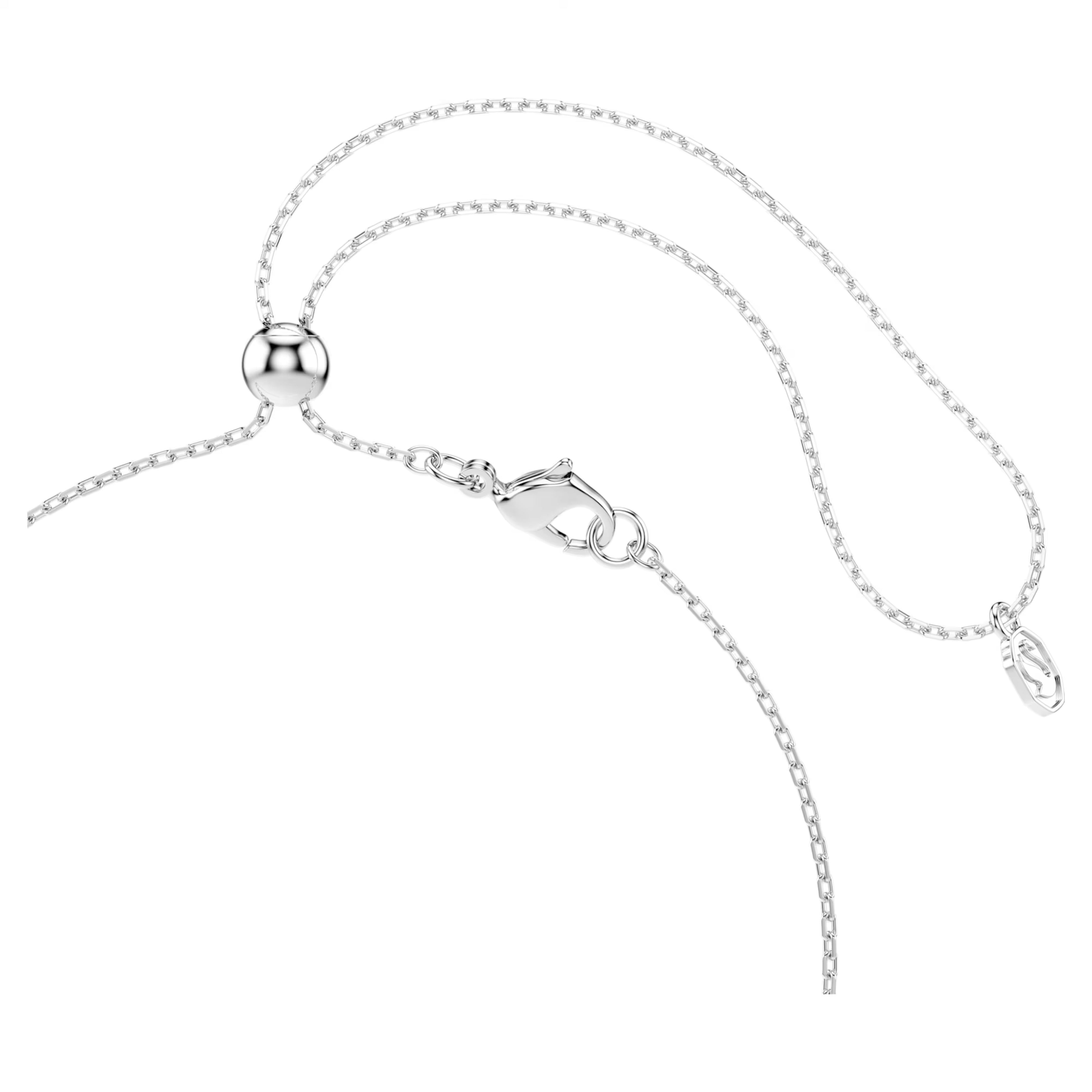 Ariana Grande x Swarovski Y necklace Mixed cuts, Dragonfly, Multicoloured, Rhodium plated 5749183
