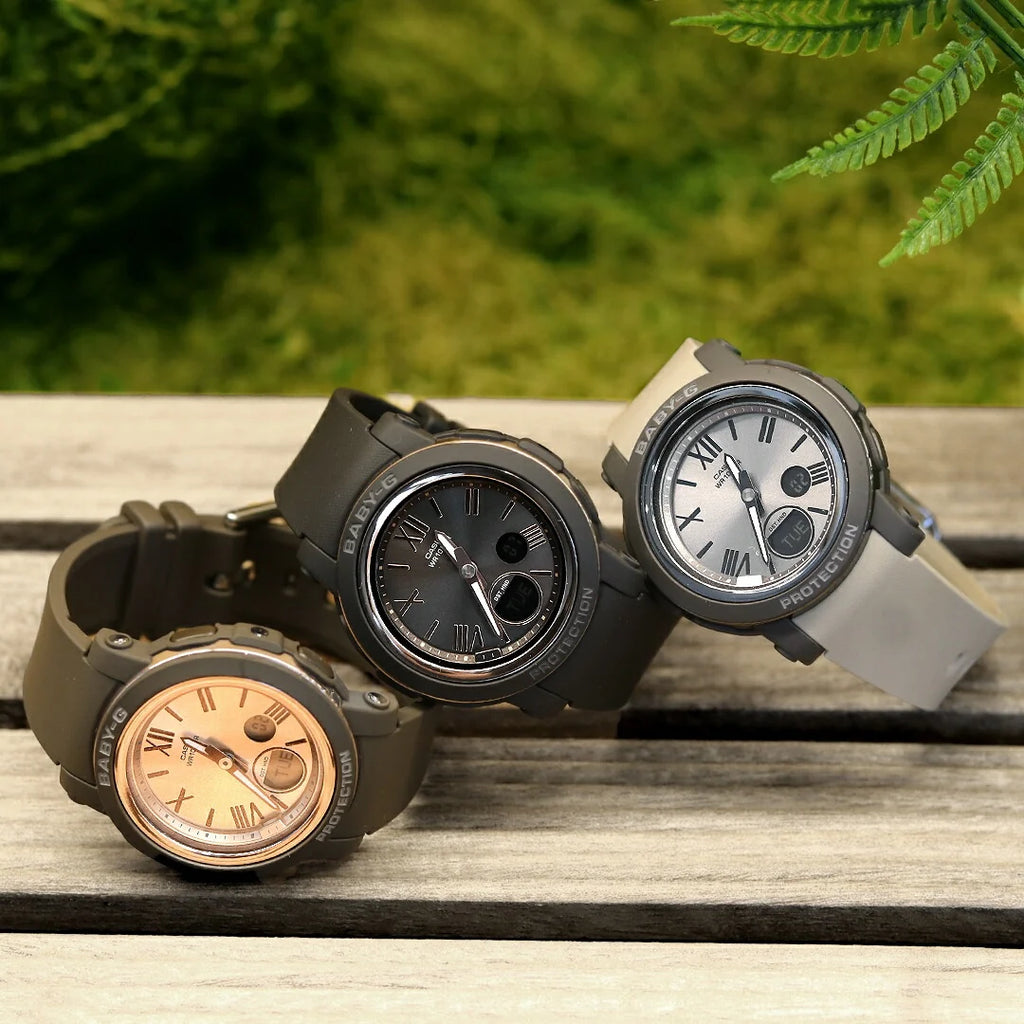 Baby G Duo Brown Face & Resin Band BGA290-5A