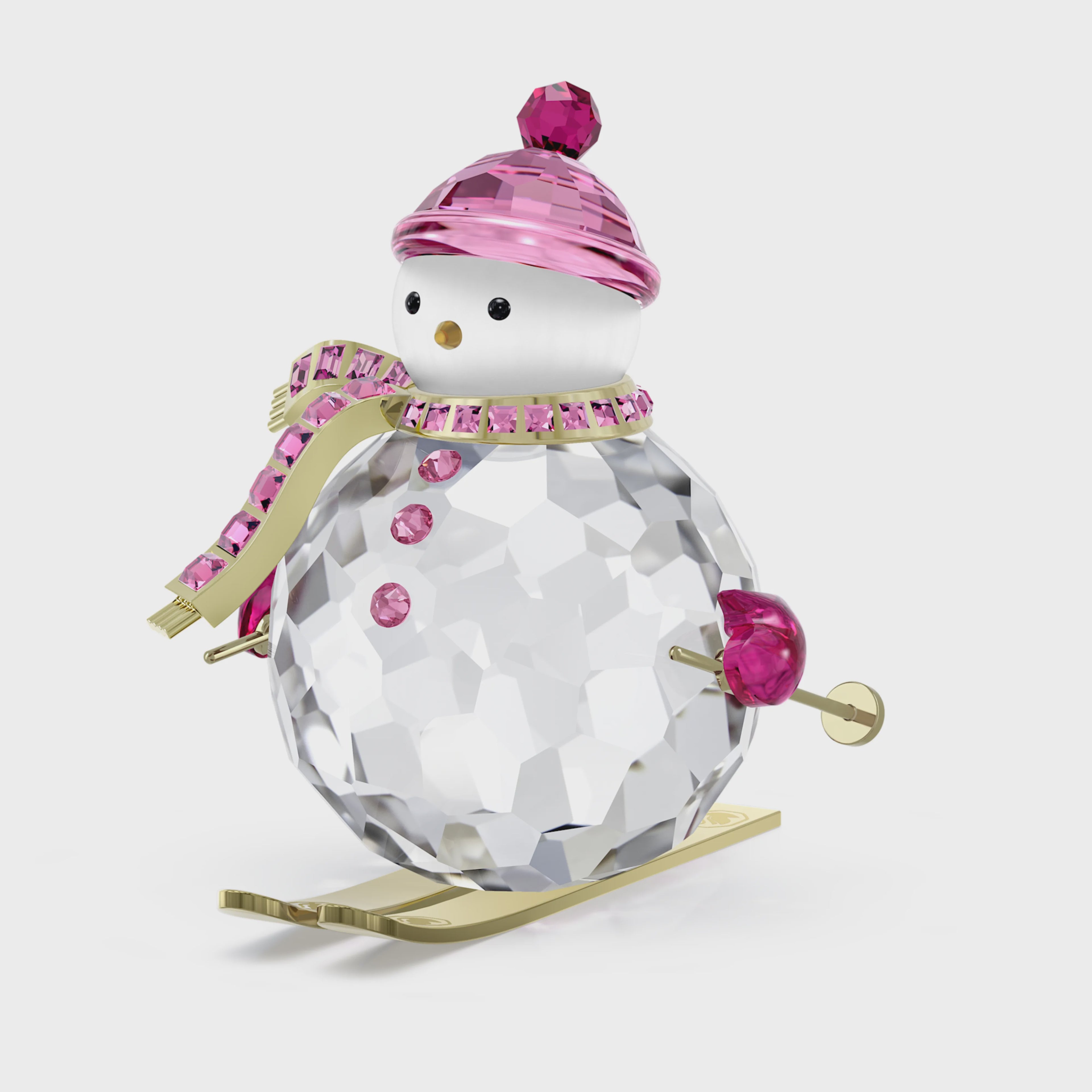 Holiday Cheers Snowman Pink  5687121