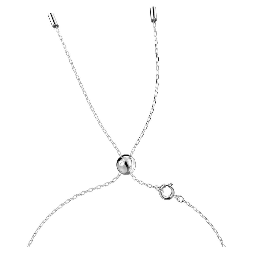 Chroma necklace Pink, Rhodium plated 5608647