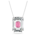 Chroma necklace Pink, Rhodium plated 5608647