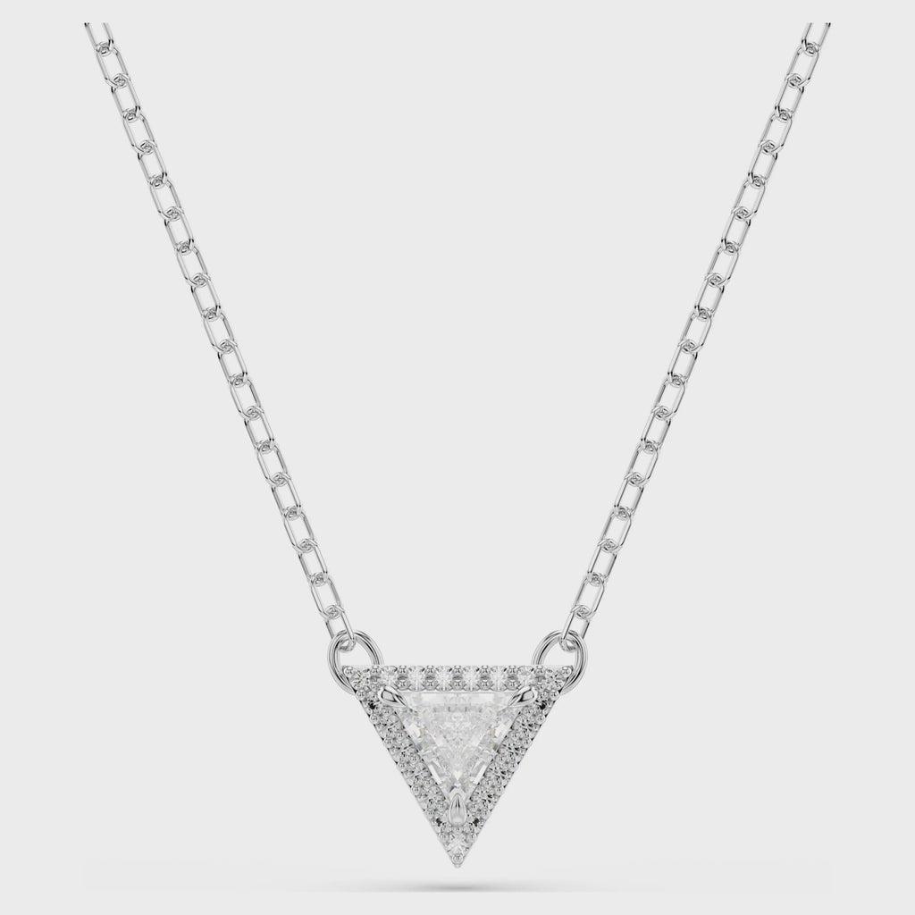 Ortyx Triangle White Crystal Pendant  5642983