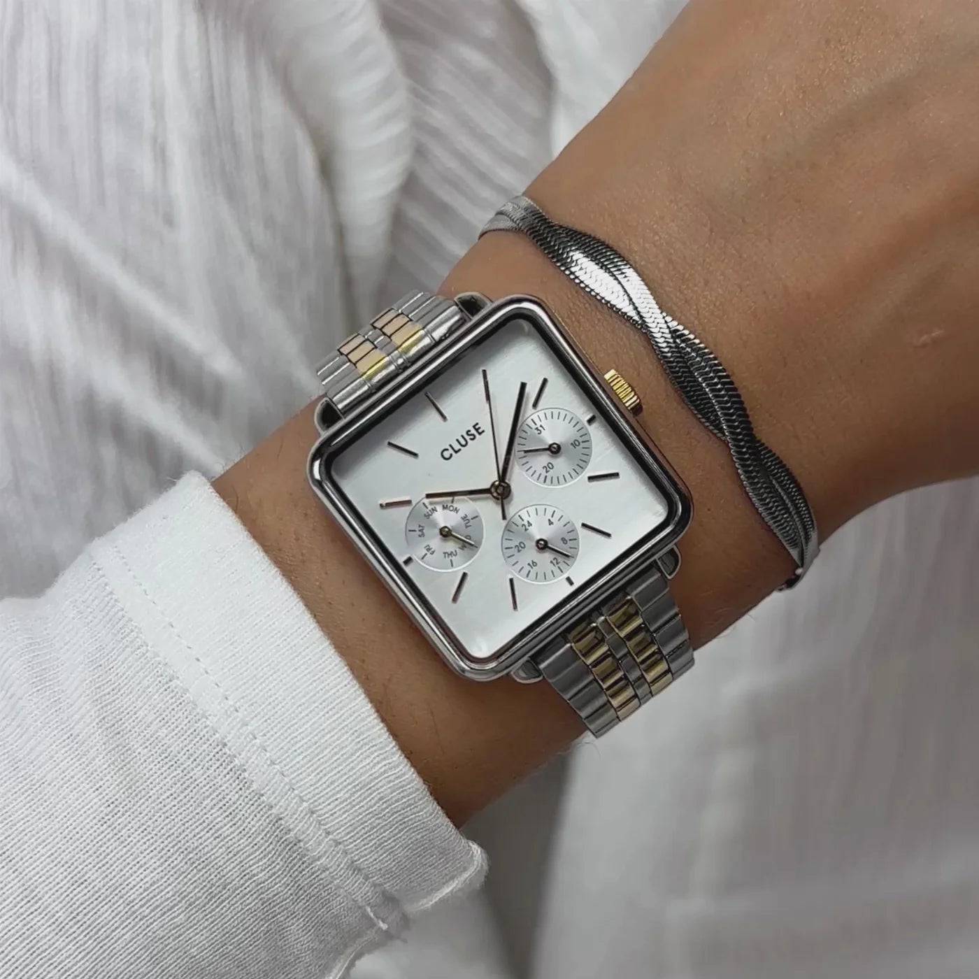 La Tétragone Multifunction Watch Steel, Two-Tone