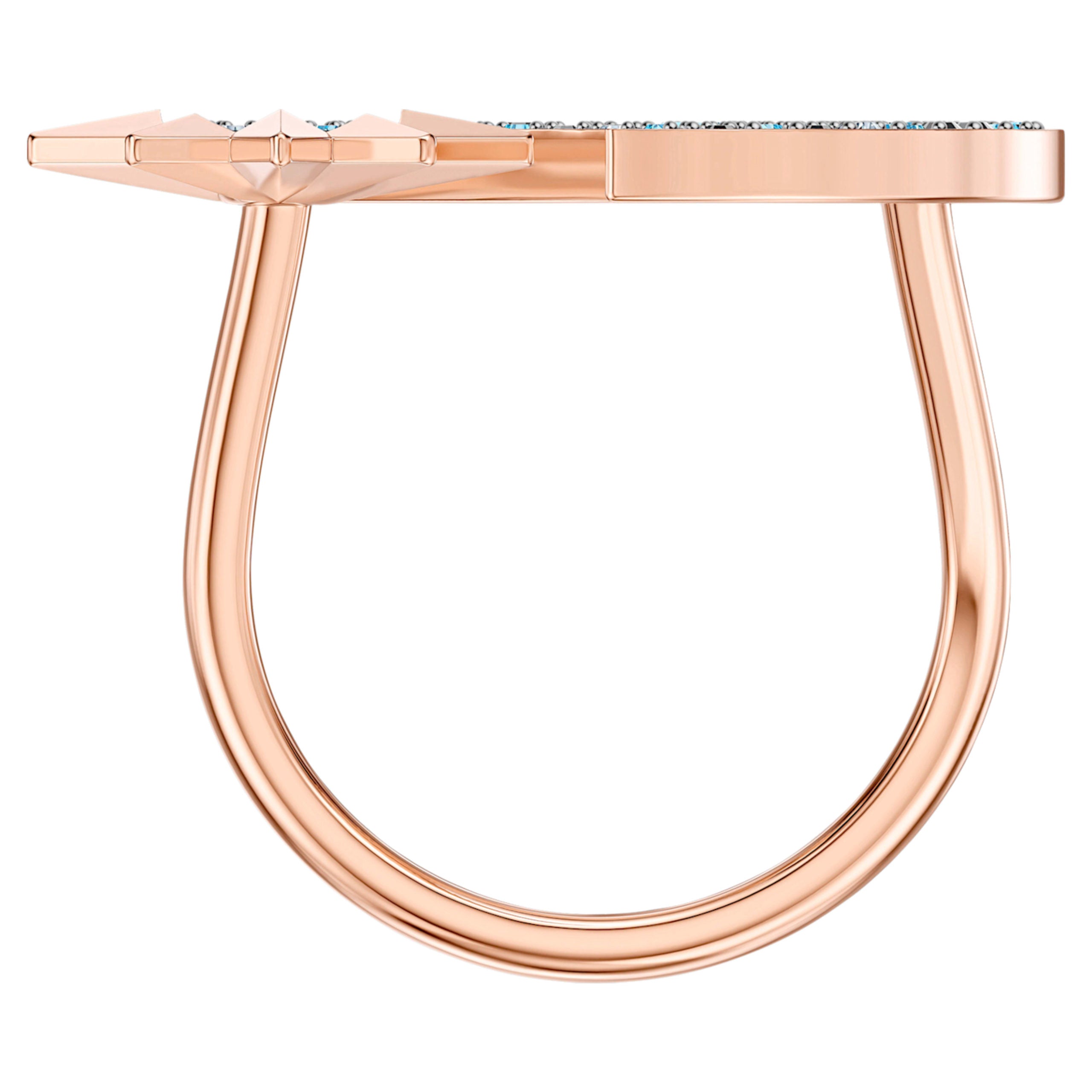 Symbolica Moon Ring Rose Gold plated Size 55 5499613