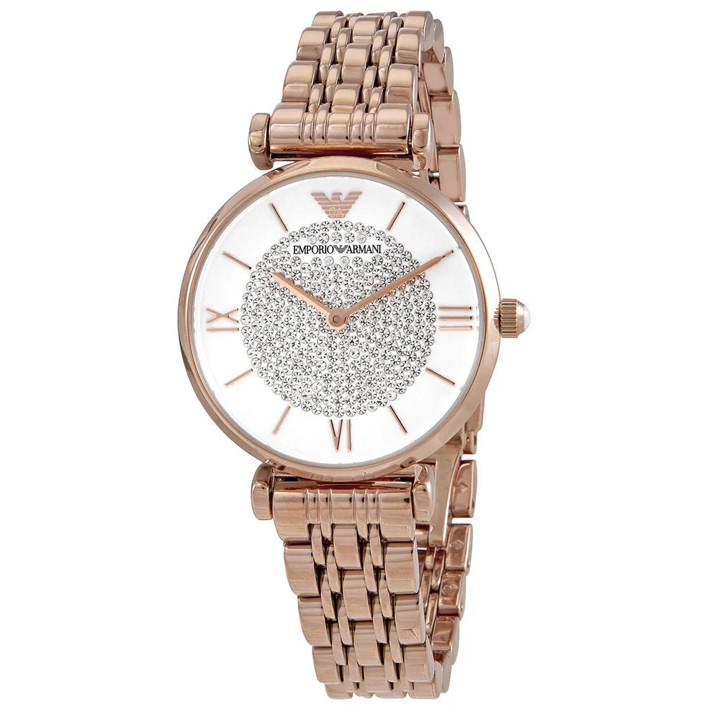 Rose Gold Tone Analogue Watch AR11244