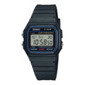 Casio Digital Square face, blck resin Band F91W-1