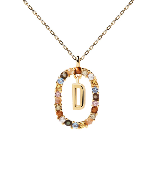 PDPAOLA Letter D Necklace