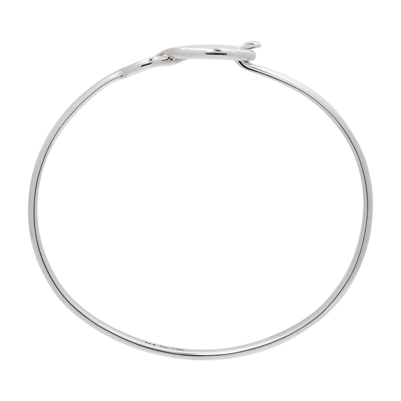 NAJO Infinity Silver Tension Bangle