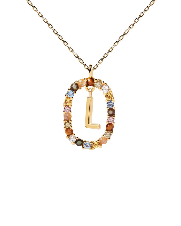 PDPAOLA Letter L Necklace