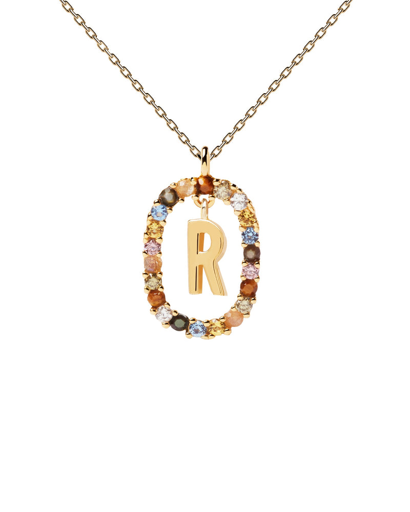 PDPAOLA Letter R Necklace