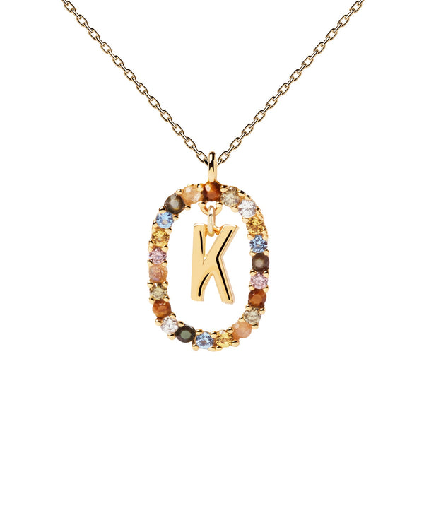 PDPAOLA Letter K Necklace