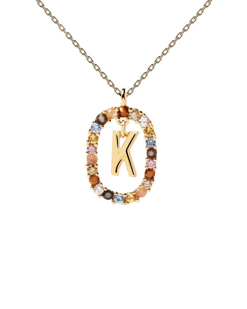 PDPAOLA Letter K Necklace