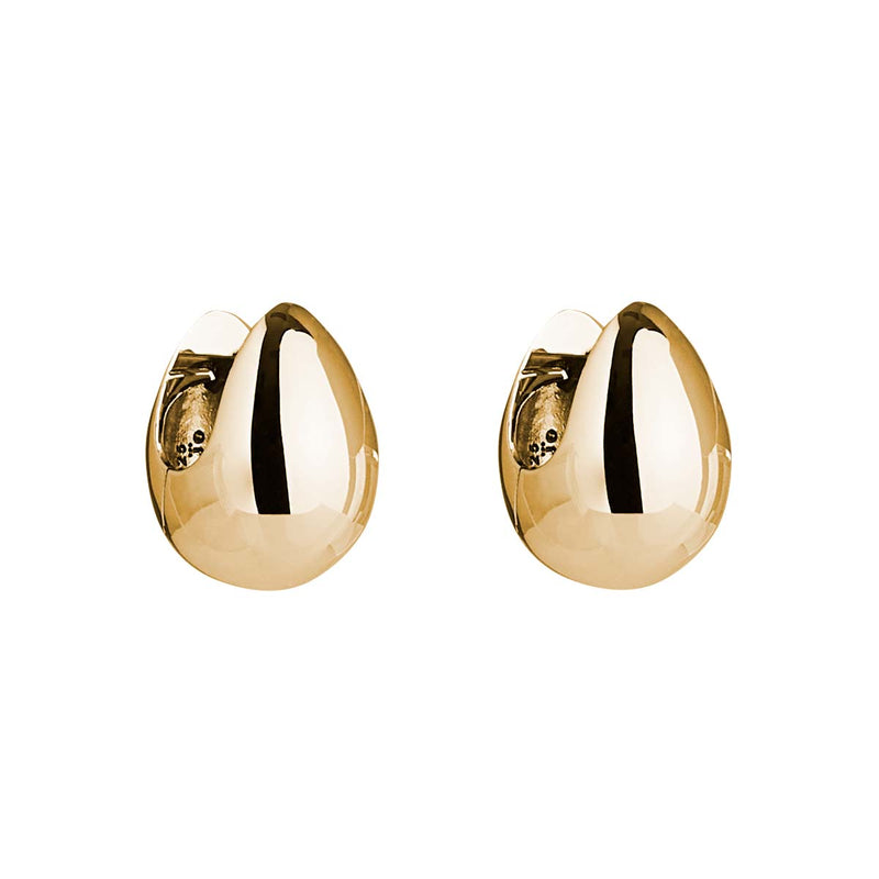 NAJO Mode Yellow Gold Huggie Earring