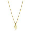 NAJO Dew Drop Yellow Gold Lemon Quartz Necklace (45cm)