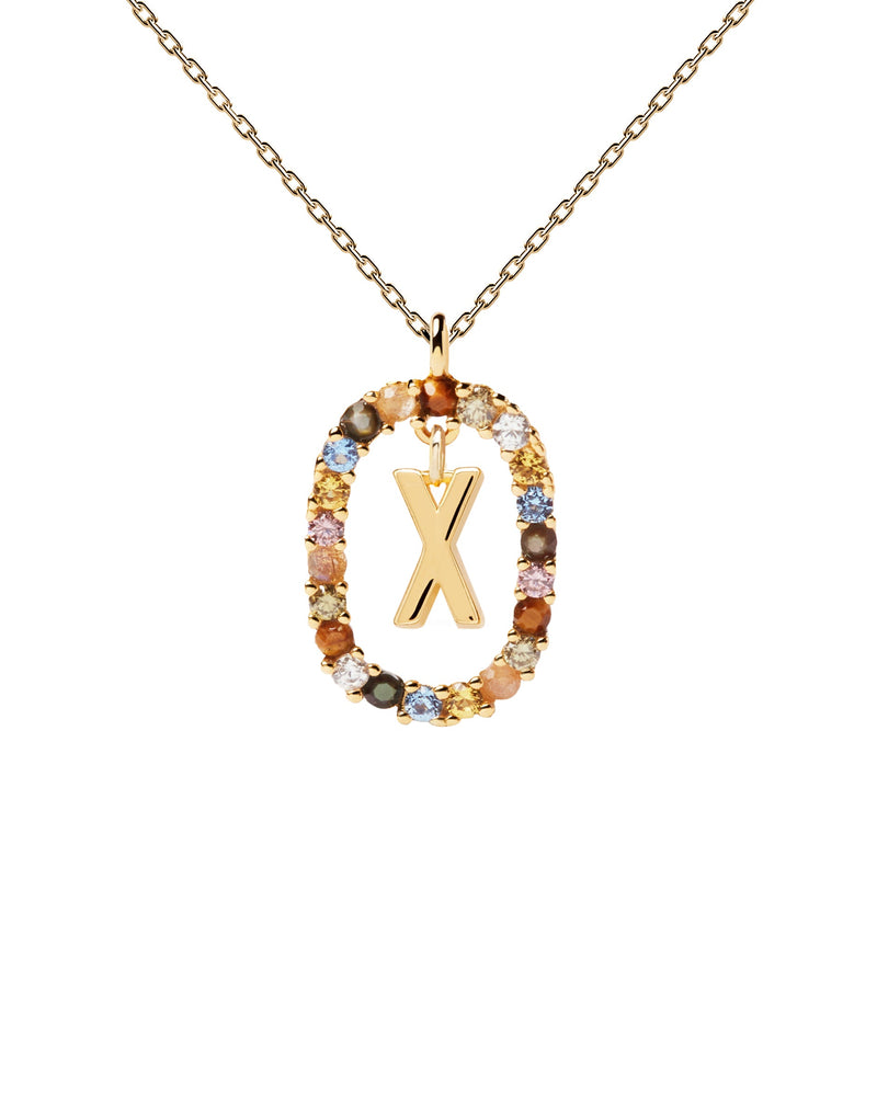 PDPAOLA Letter X Necklace