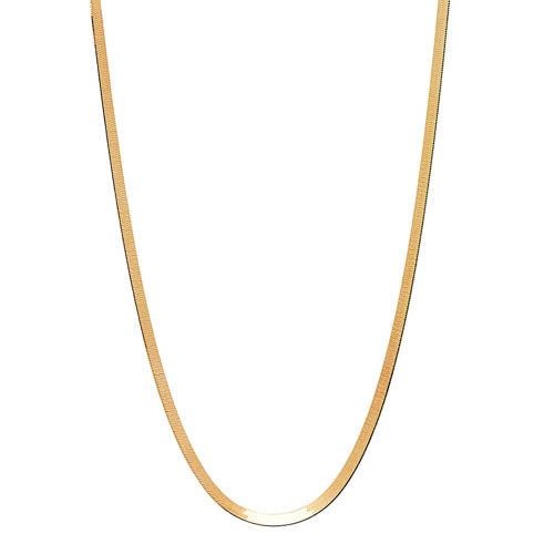 NAJO Herringbone Yellow Gold Necklace