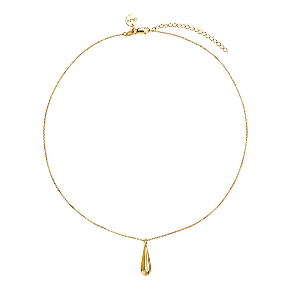 NAJO Raya Yellow Gold Small Baton Necklace