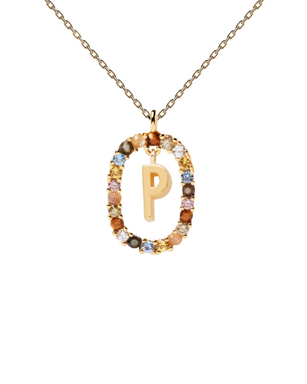 PDPAOLA Letter P Necklace