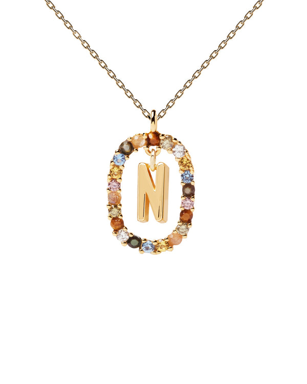 PDPAOLA Letter N Necklace