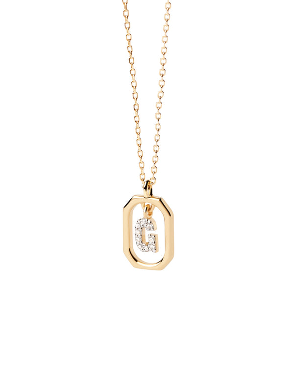 PDPAOLA Mini Letter G Gold Necklace