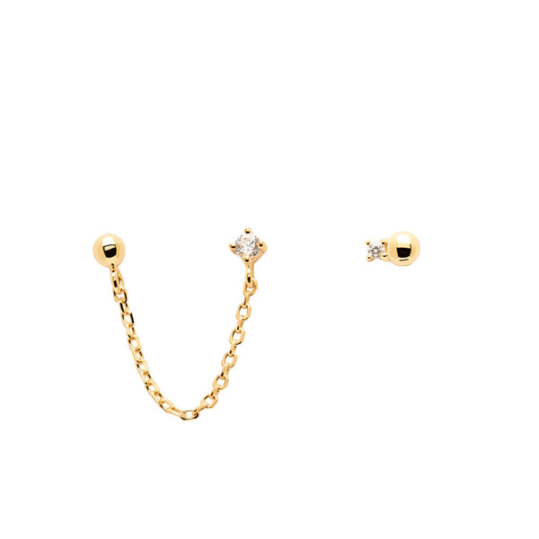 PDPAOLA Musketeer Gold Earrings
