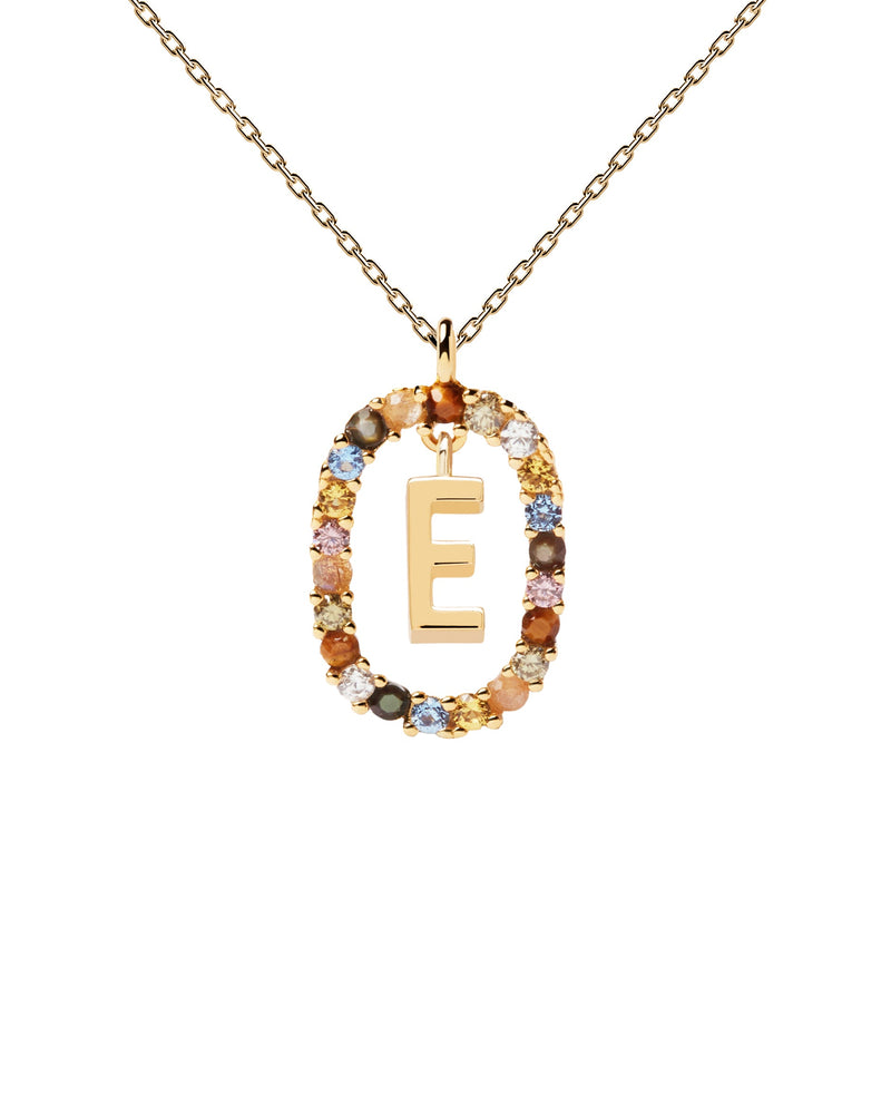 PDPAOLA Letter E Necklace