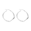 NAJO Garden of Eden Silver Hoop Earring
