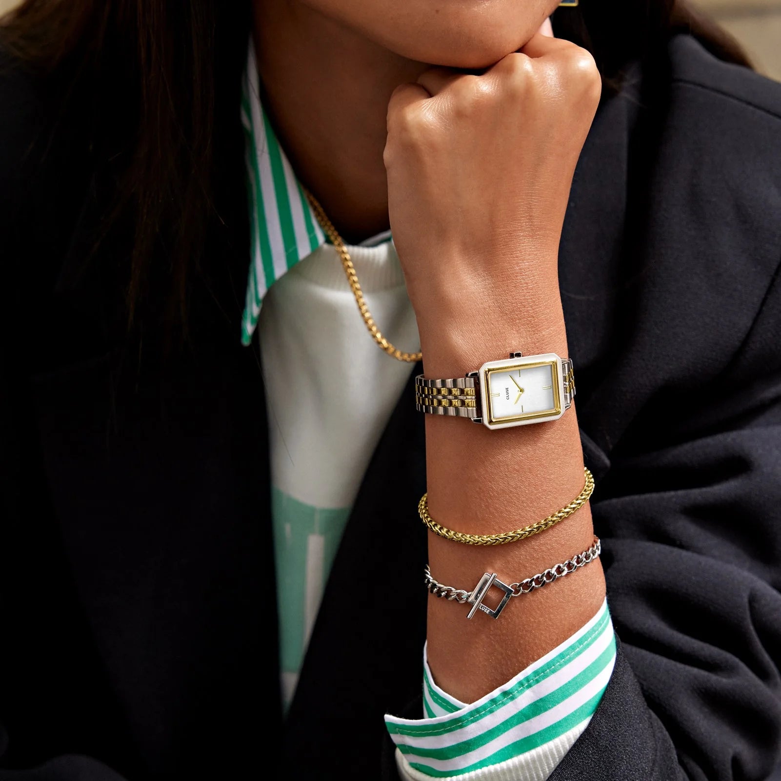 CLUSE - Fluette Watch Bicolour Link CW11510