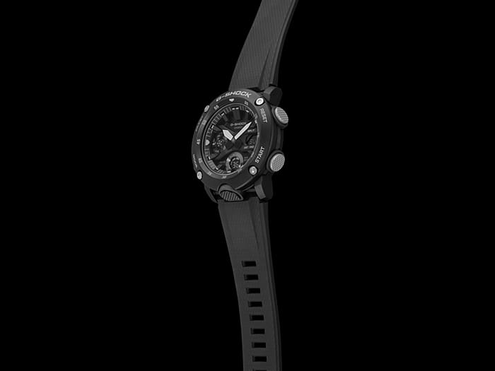 CASIO G SHOCK DUO CARBON CORE GUARD WORLD TIME ALARM GA2000S-1A
