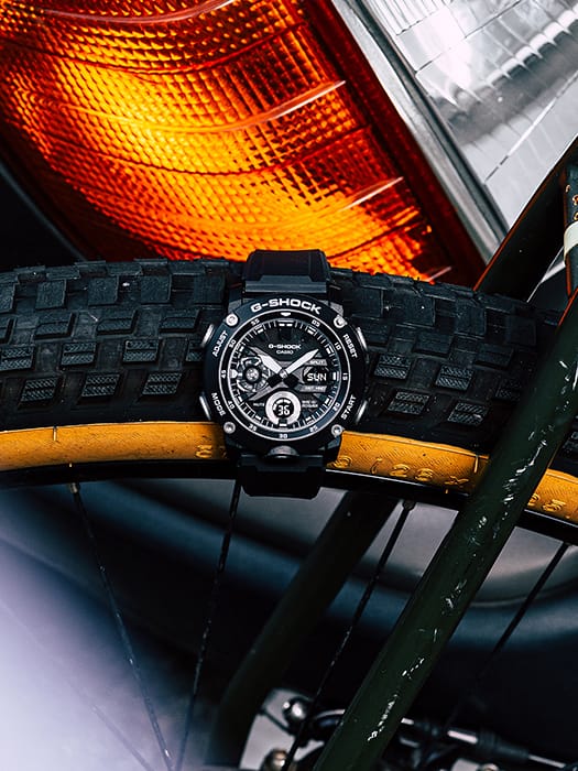 CASIO G SHOCK DUO CARBON CORE GUARD WORLD TIME ALARM GA2000S-1A