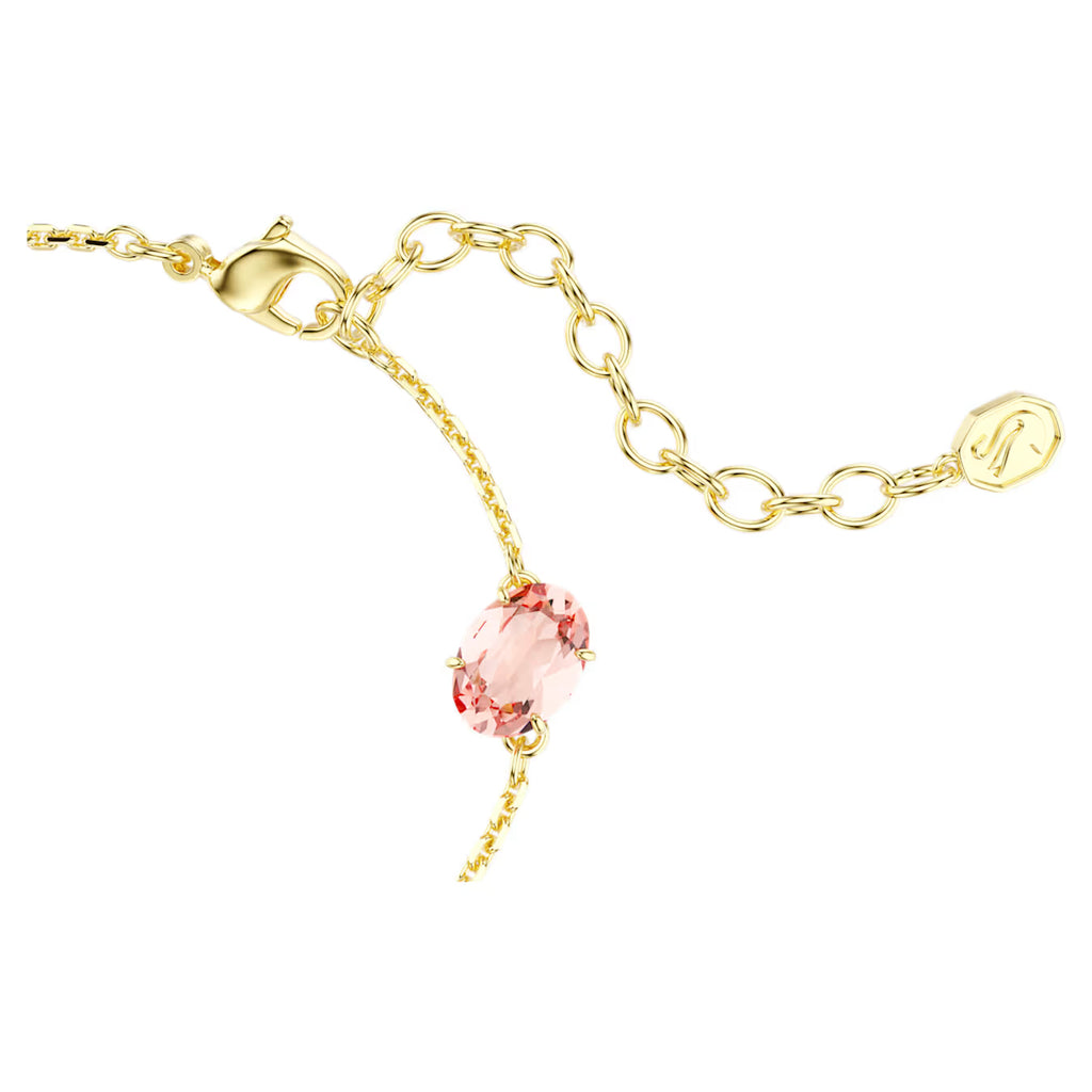 Gema bracelet Mixed cuts, Dangling crystals, Multicoloured, Gold-tone plated 5737442