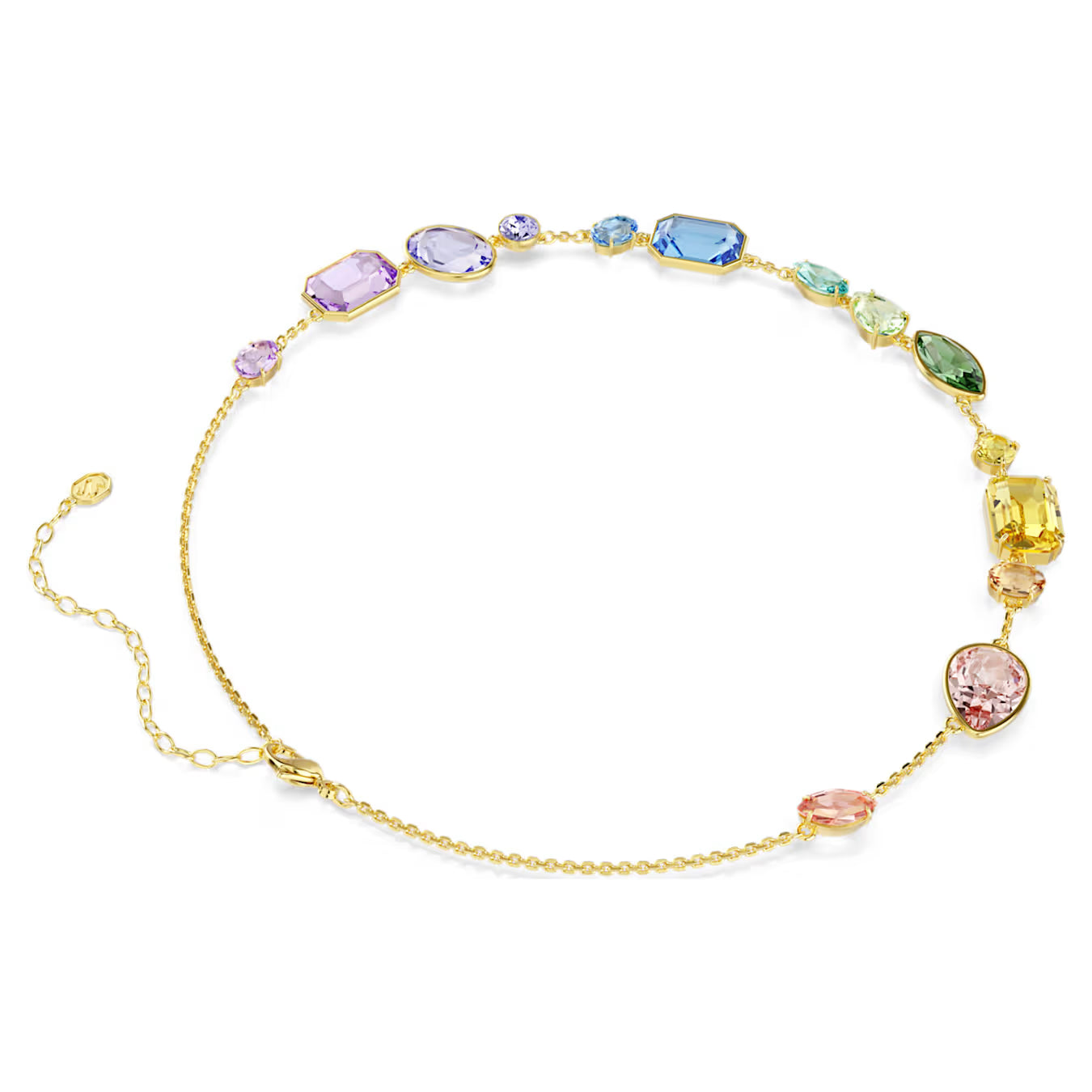 Gema necklace Mixed cuts, Multicoloured, Gold-tone plated 5741584