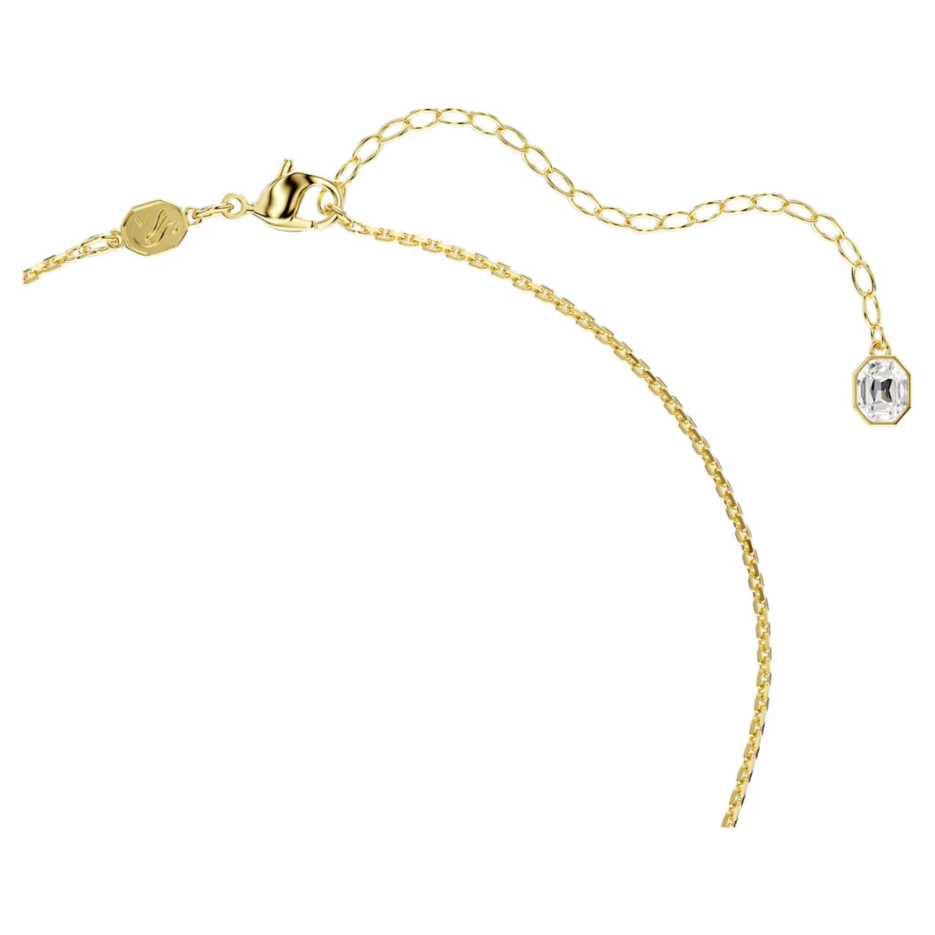Gema Y necklace Mixed cuts, Multicoloured, Gold-tone plated 5737451