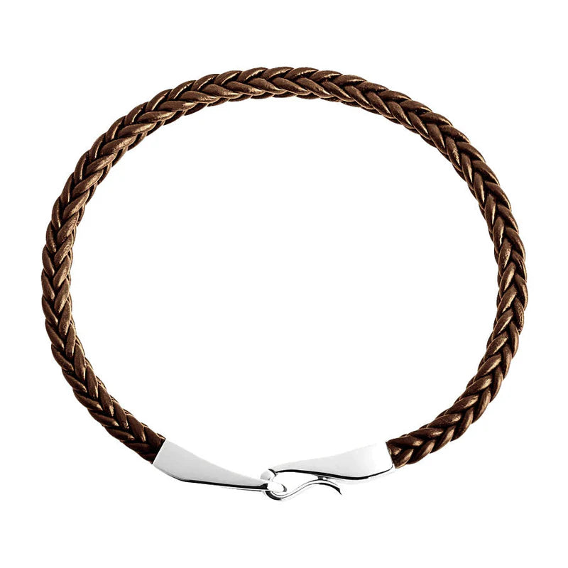 Helix Mens Tan Bracelet (21cm) B9001