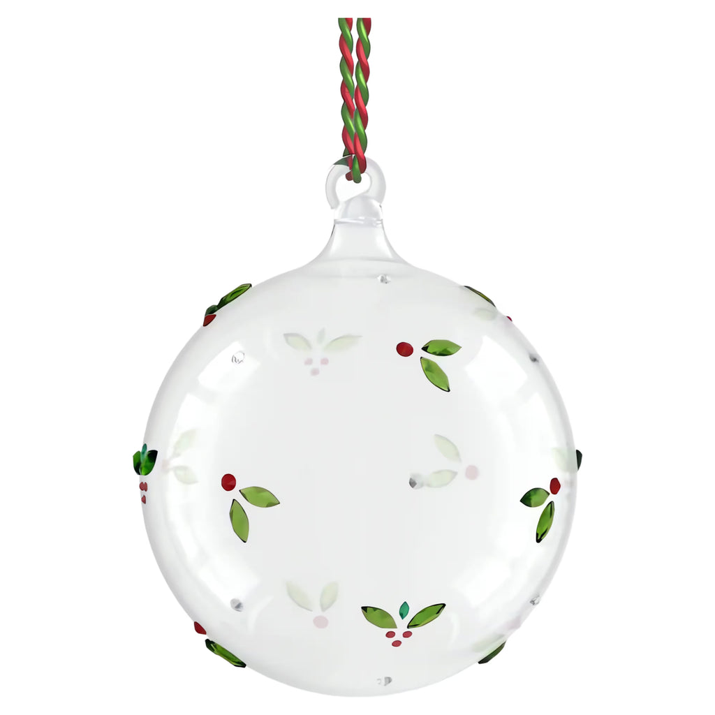 Holiday Cheers Mistletoe Ball Ornament. 5735574