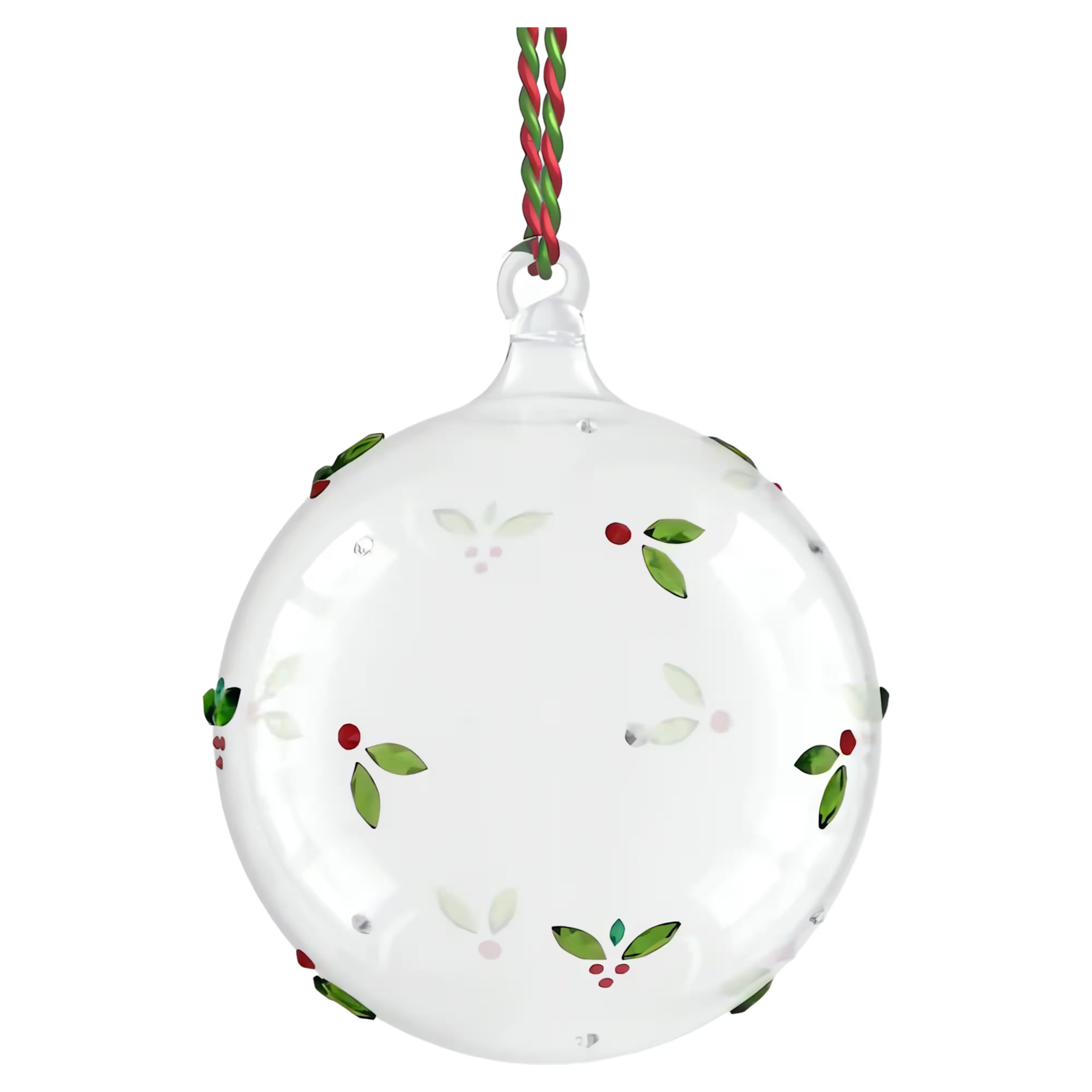 Holiday Cheers Mistletoe Ball Ornament. 5735574