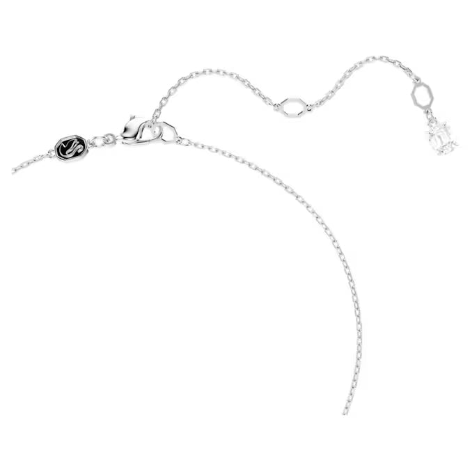 Hyperbola pendant Mixed cuts, White, Mixed metal finish 5696626
