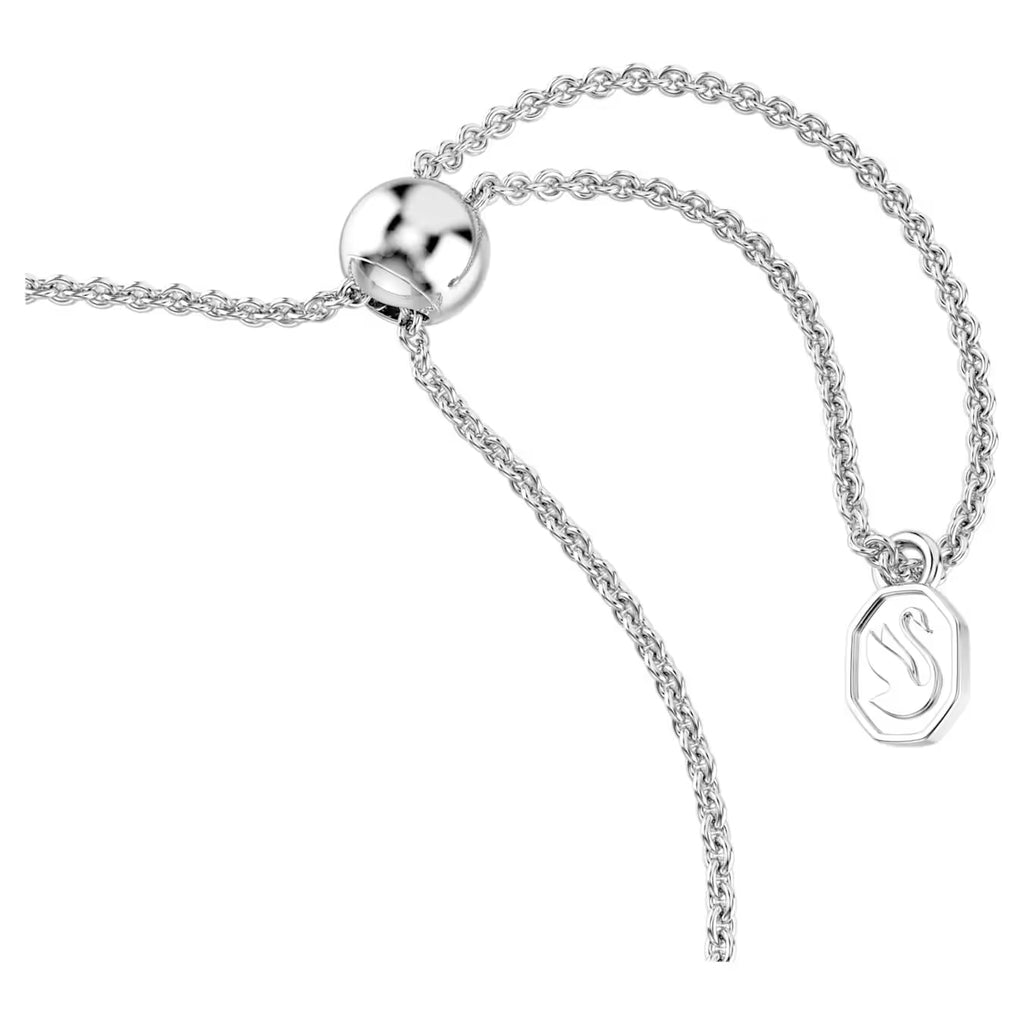 Idyllia bracelet Mixed cuts, Arrow, White, Rhodium plated 5741523
